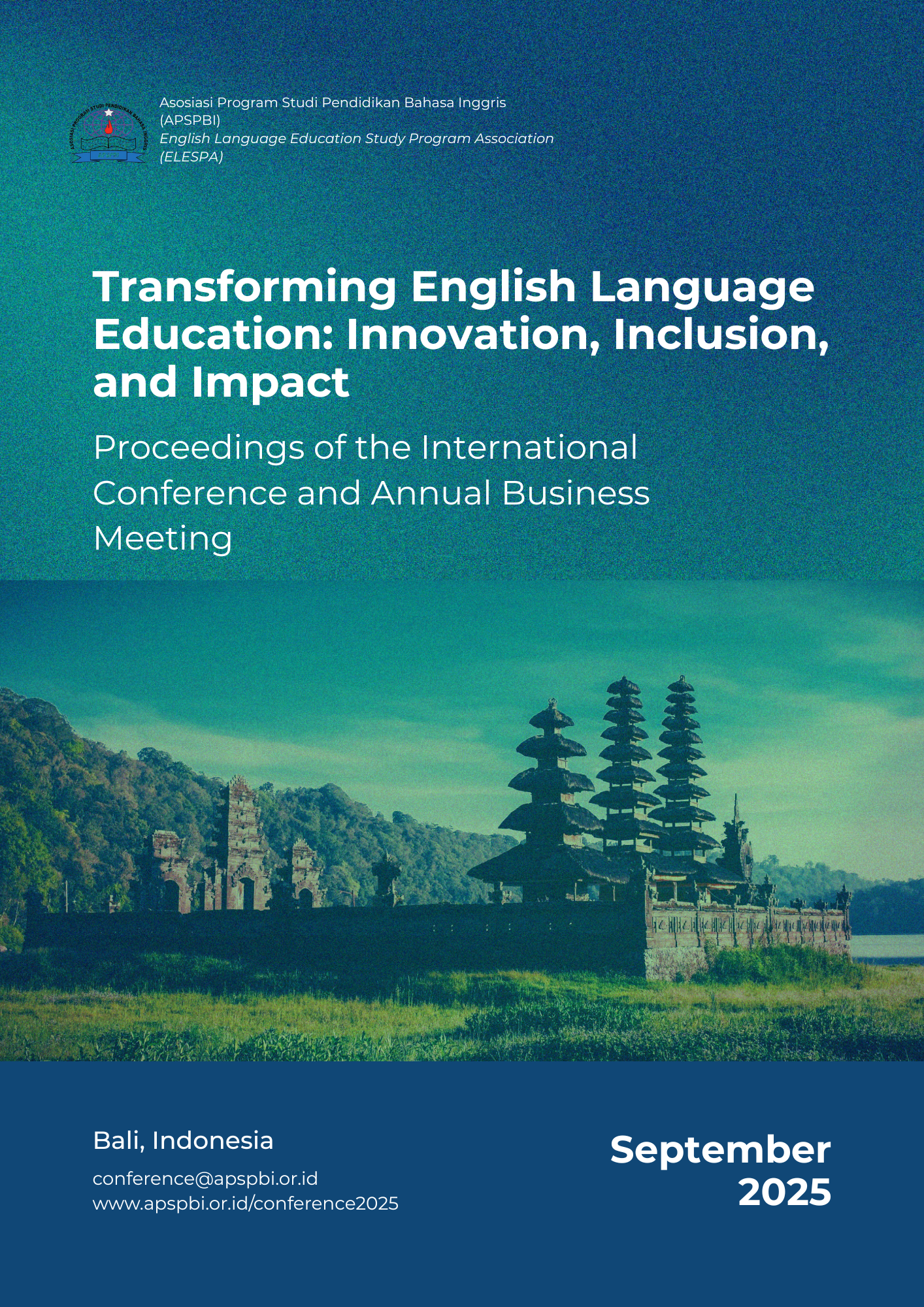 					View Vol. 1 No. 1 (2025): Proceedings of the International Conference and Annual Business Meeting
				